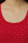 Soie Cotton Elastane Camisole - Red Star Aop — thumbnail 4